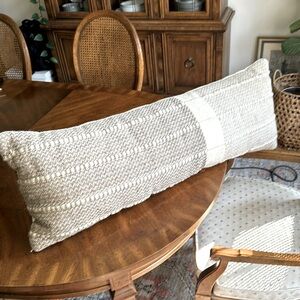 Studio McGee oblong lumbar pillow for bed